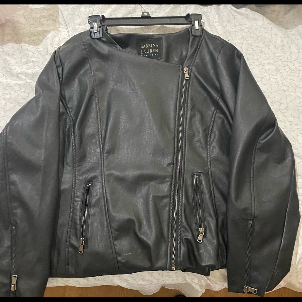Sabrina Lauren New York Black leather jacket